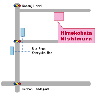 Himekobata Nishimura Map